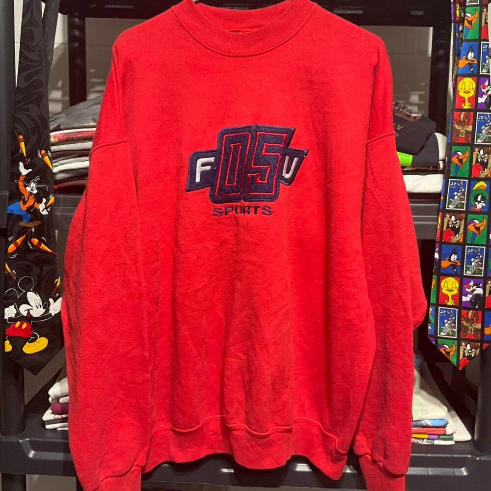 Vintage FUBU red and blue sweatshirt